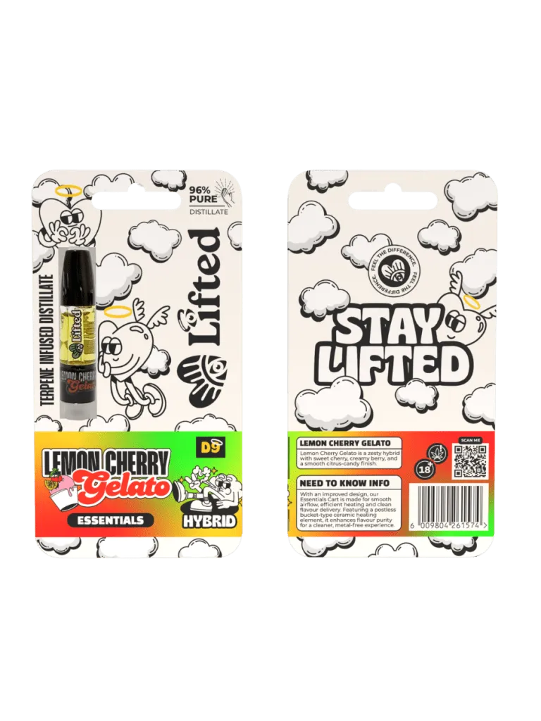 Essentials Lemon Cherry Gelato Vape Cart