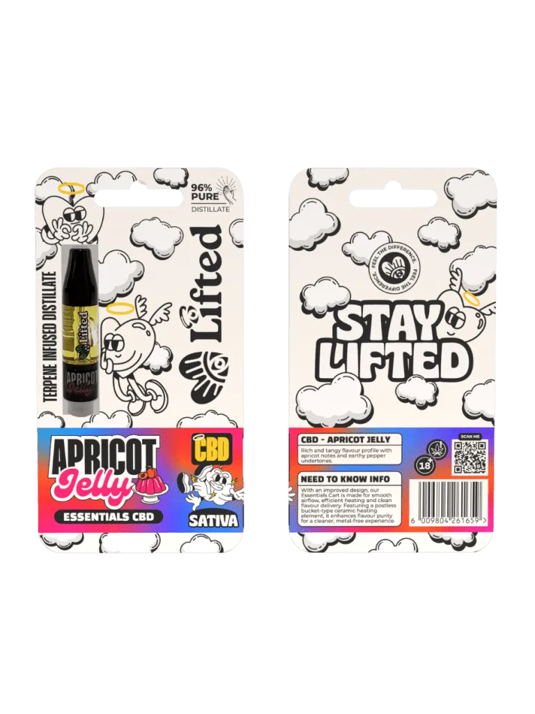 Essentials Apricot Jelly CBD Vape Cart