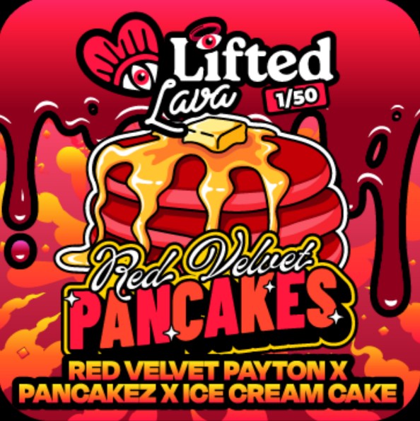 Lifted Red Velvet Pancakes Live Rosin 1g